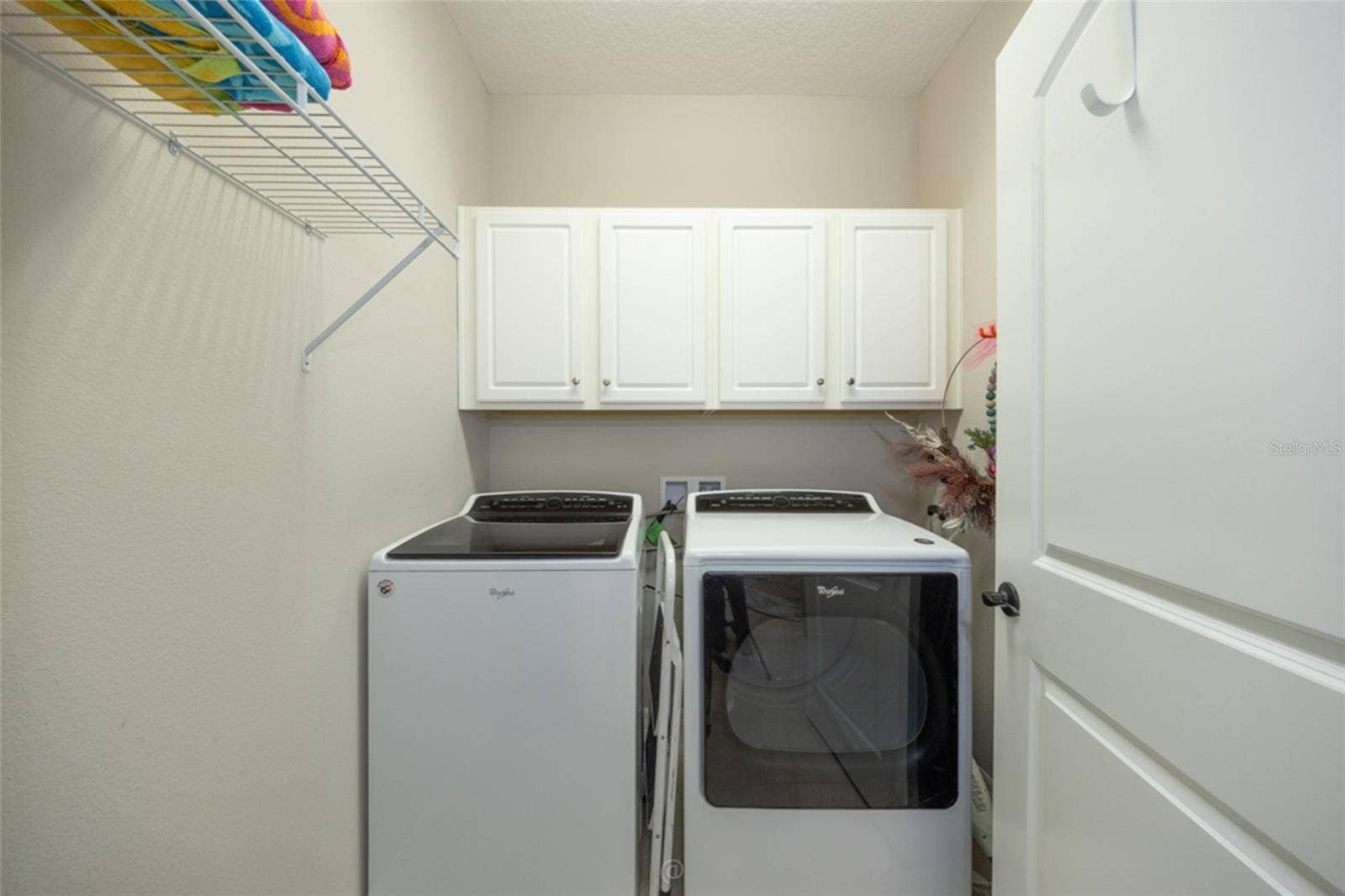 Inside laundry room