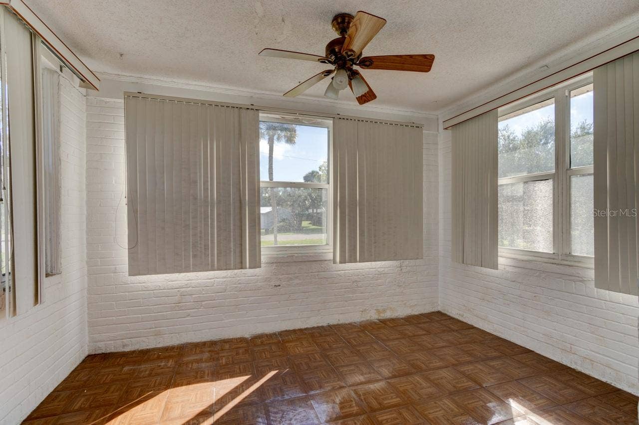 374 PINE ROAD, Ormond Beach, FL 32176 Florida Room at front of home facing NE