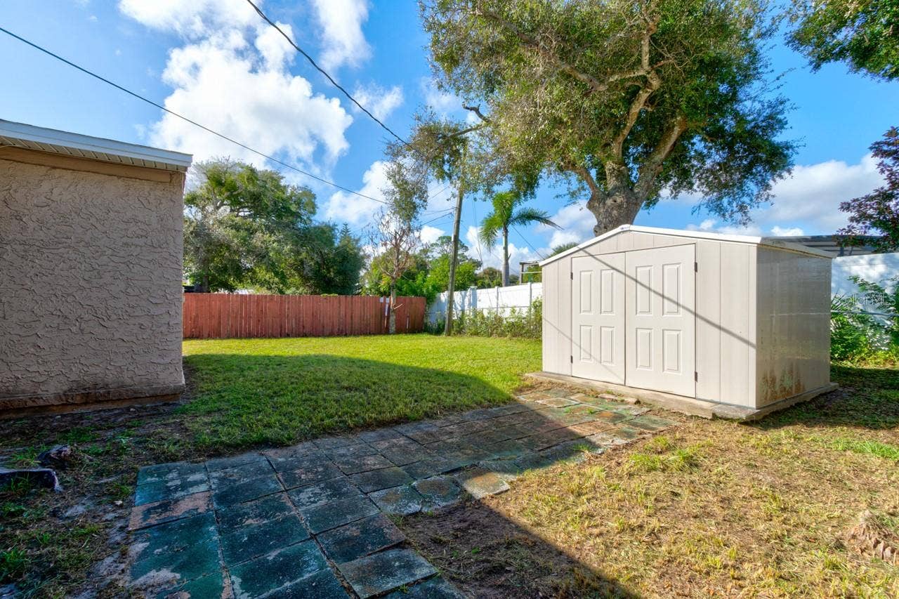 374 PINE ROAD, Ormond Beach, FL 32176 Spacious shed in rear yard