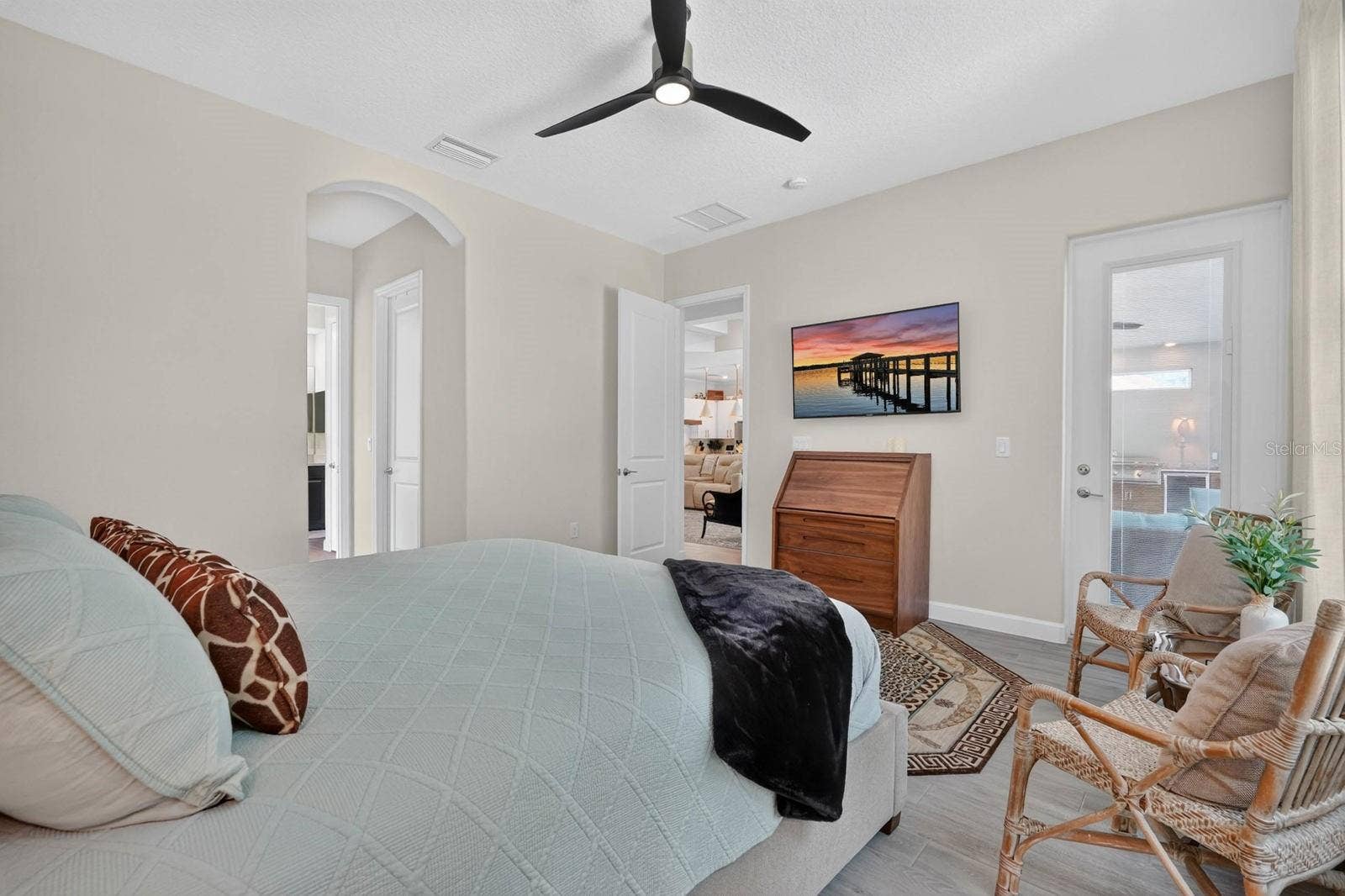 36 NEW WATER OAK DRIVE, Palm Coast, FL 32137 Primary bedroom has door access to pool area