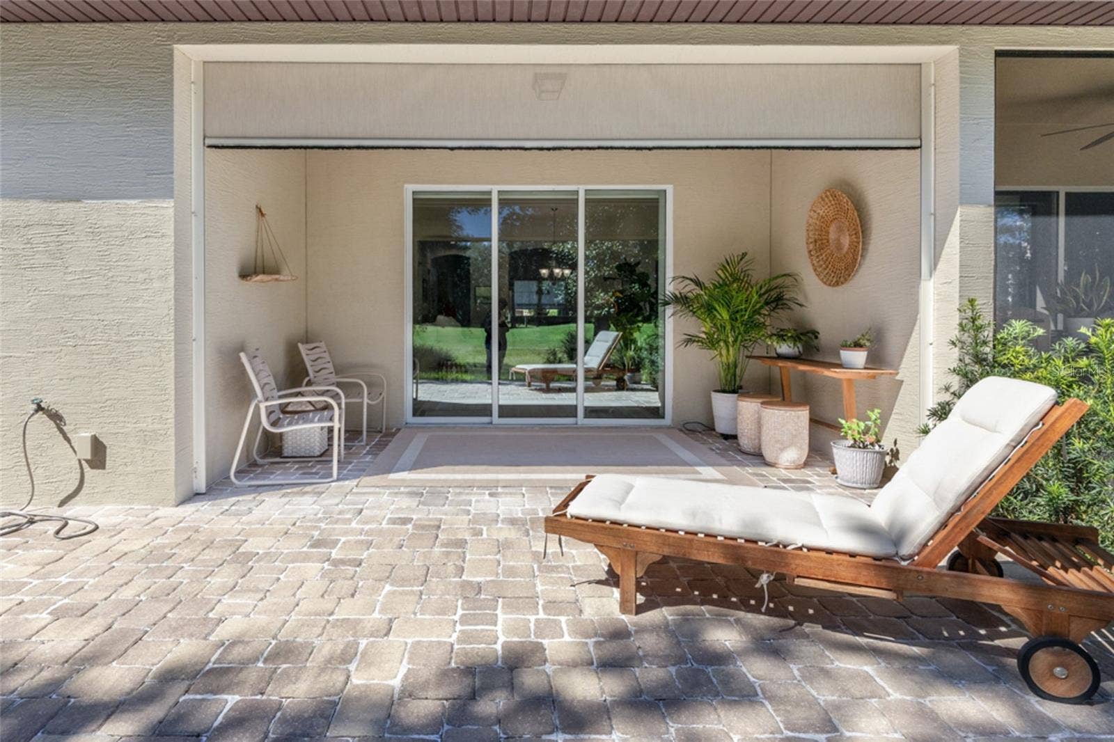 3245 BAILEY ANN DRIVE, Ormond Beach, FL 32174 Back Patio With Pavers.