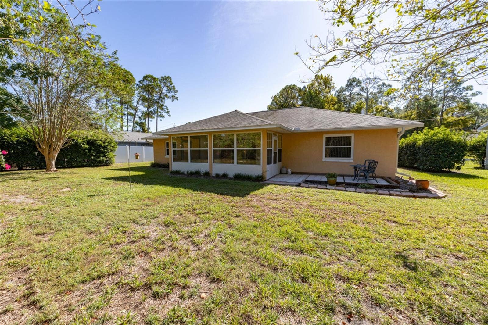 141 BREN MAR LANE, Palm Coast, FL 32137 141 Bren Mar backyard. Plenty of room for a pool, shed, play equipment.