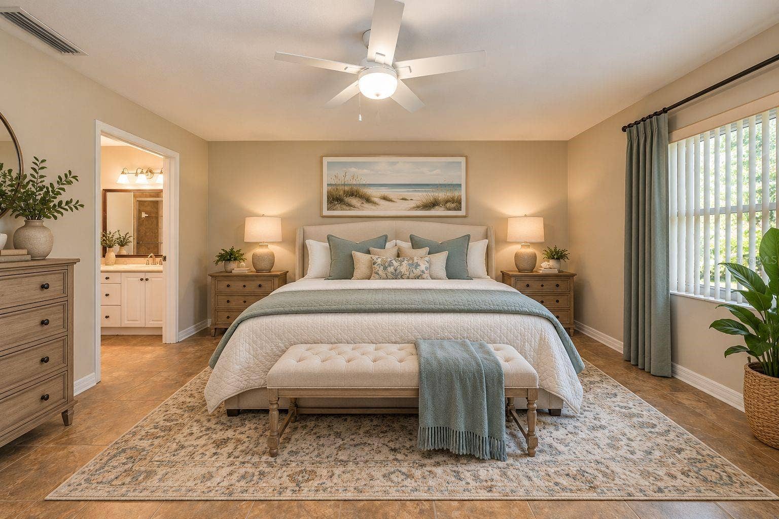 141 BREN MAR LANE, Palm Coast, FL 32137 Primary bedroom staged