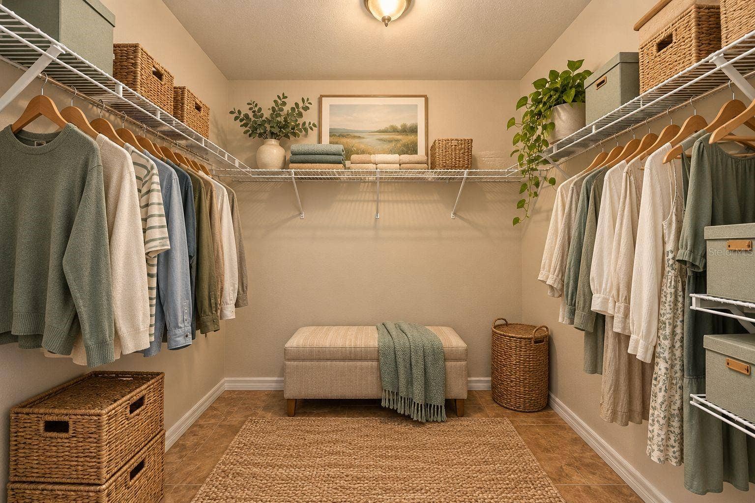 141 BREN MAR LANE, Palm Coast, FL 32137 Primary closet staged