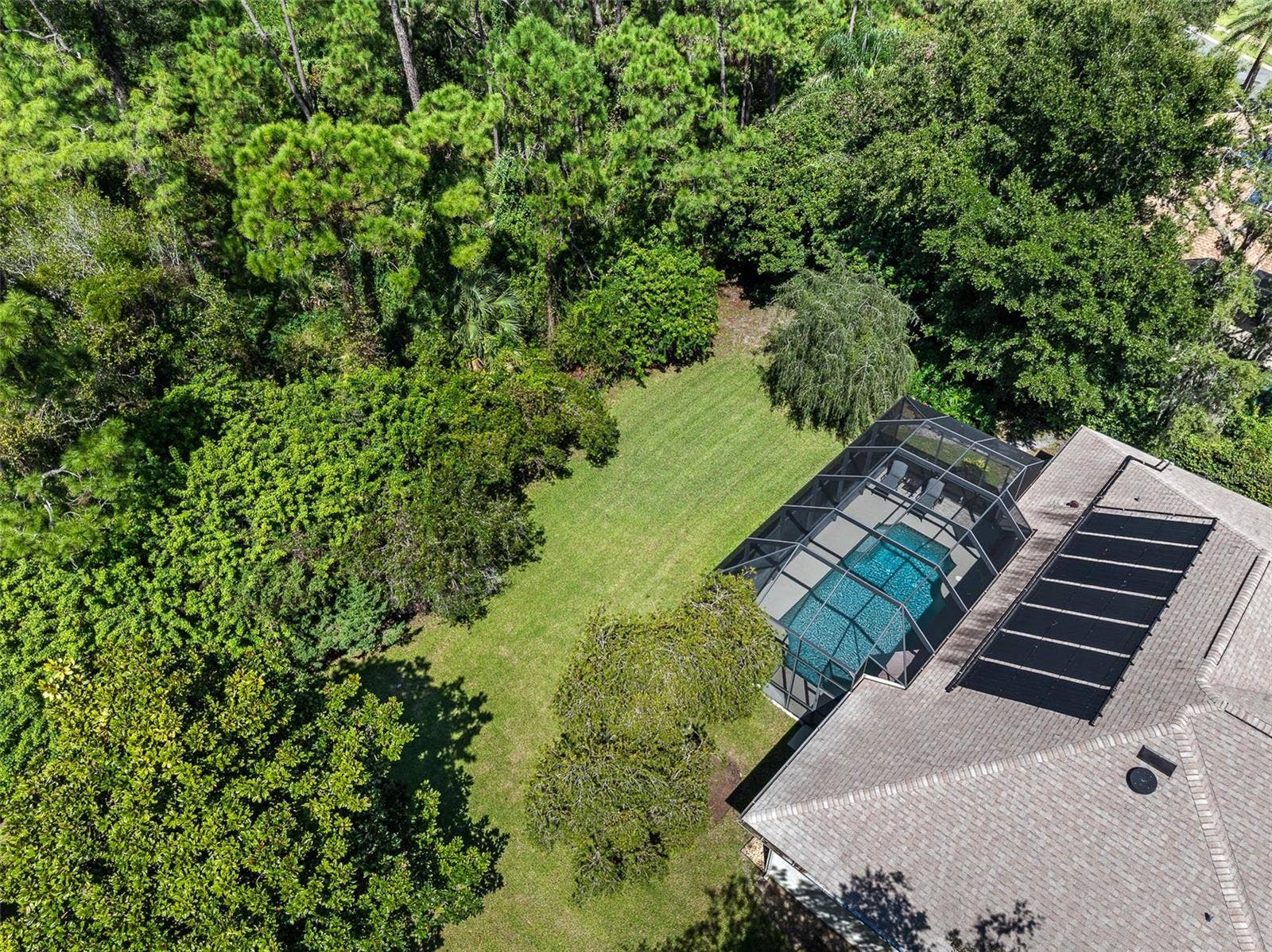3448 ACOMA DRIVE, Ormond Beach, FL 32174 Backyard Drone View
