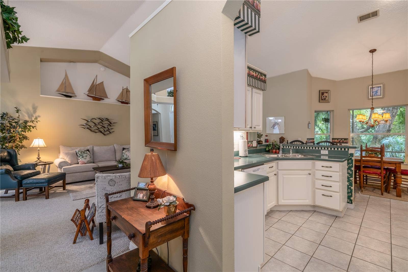 3626 MALLOW DRIVE, Ormond Beach, FL 32174 Living Room/Kitchen
