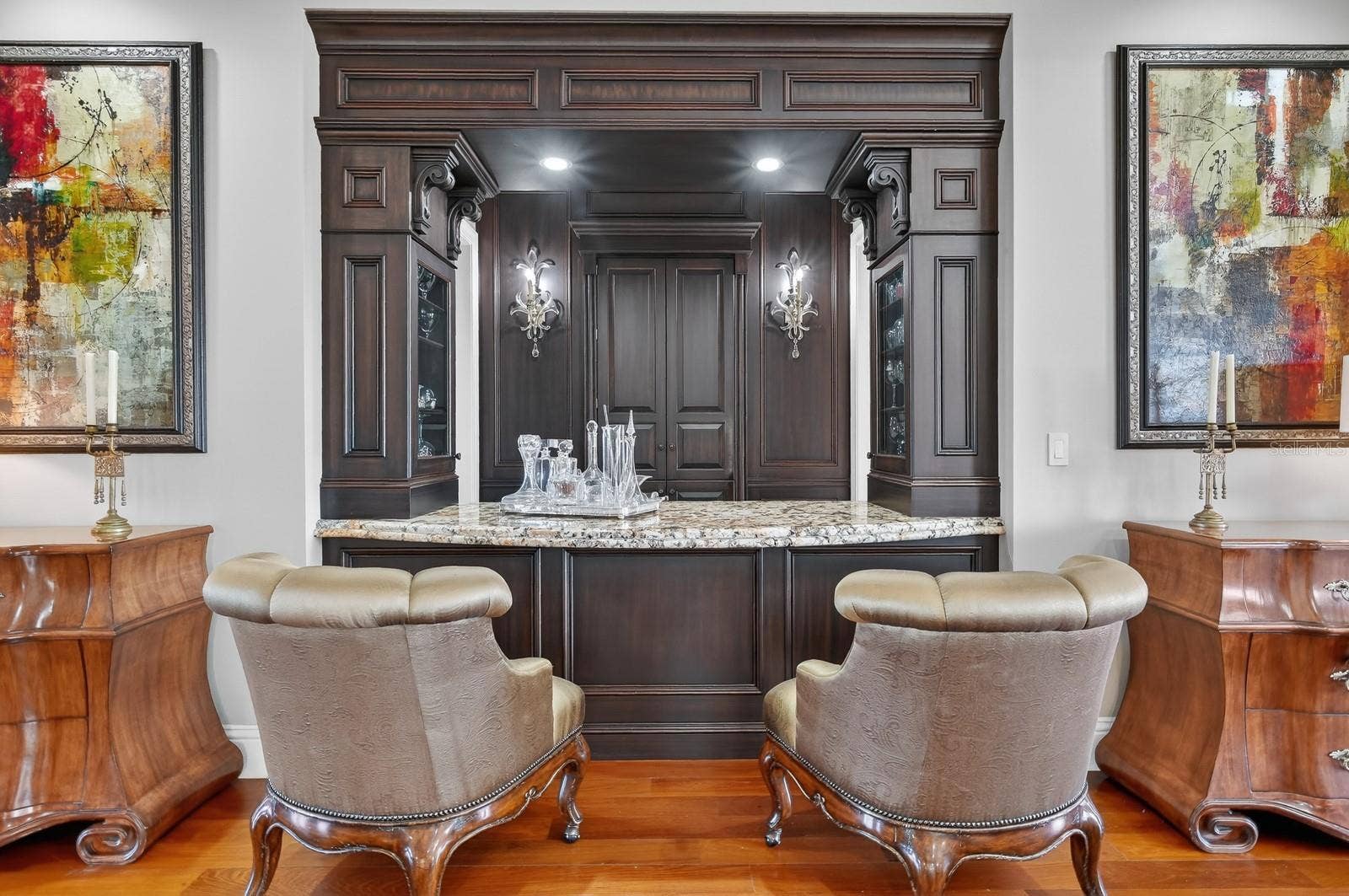 Bar in Family Room