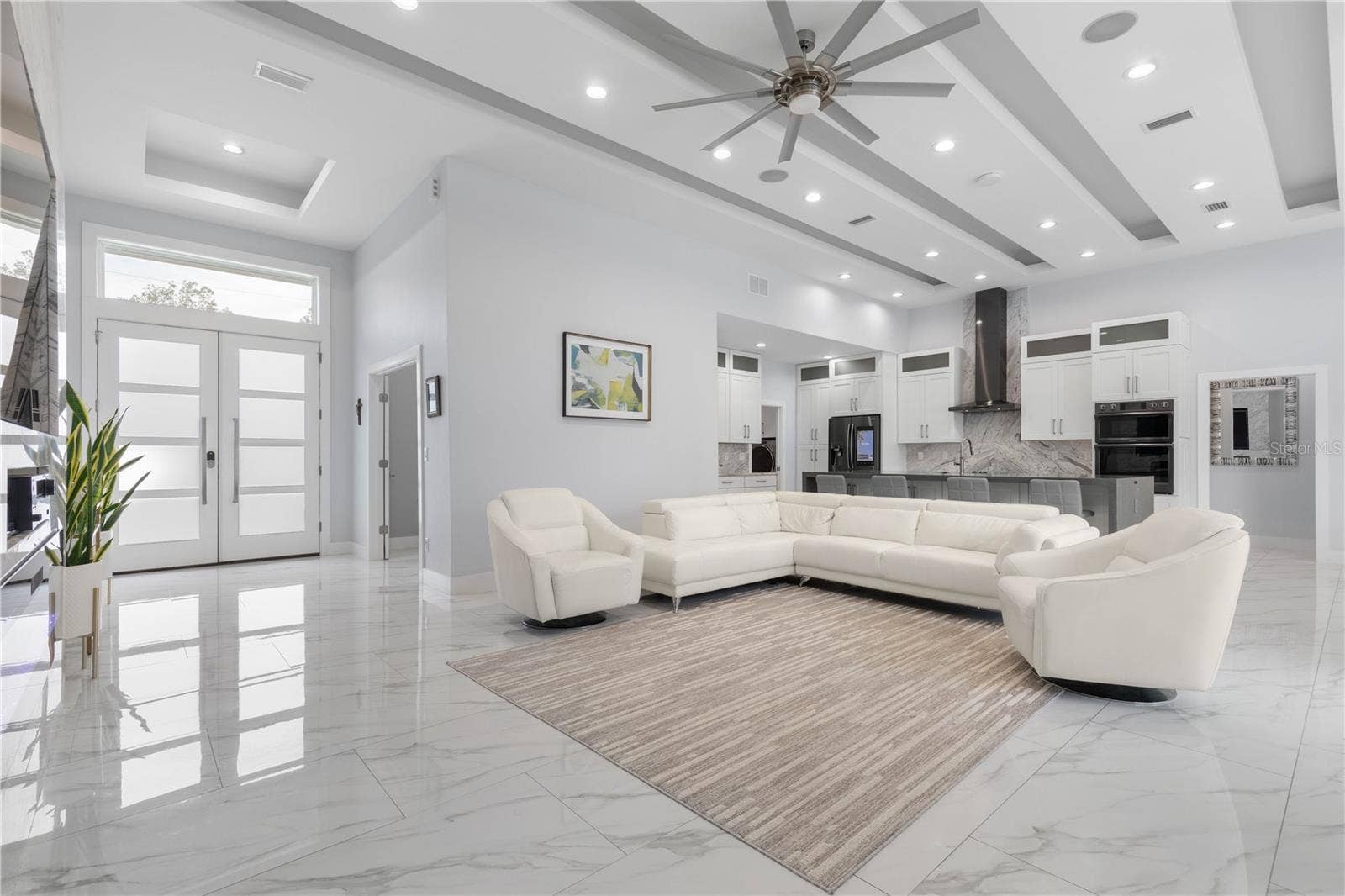 2 ROBIN PLACE, Palm Coast, FL 32164 Look at that custom tray ceilings lined with LED lighting