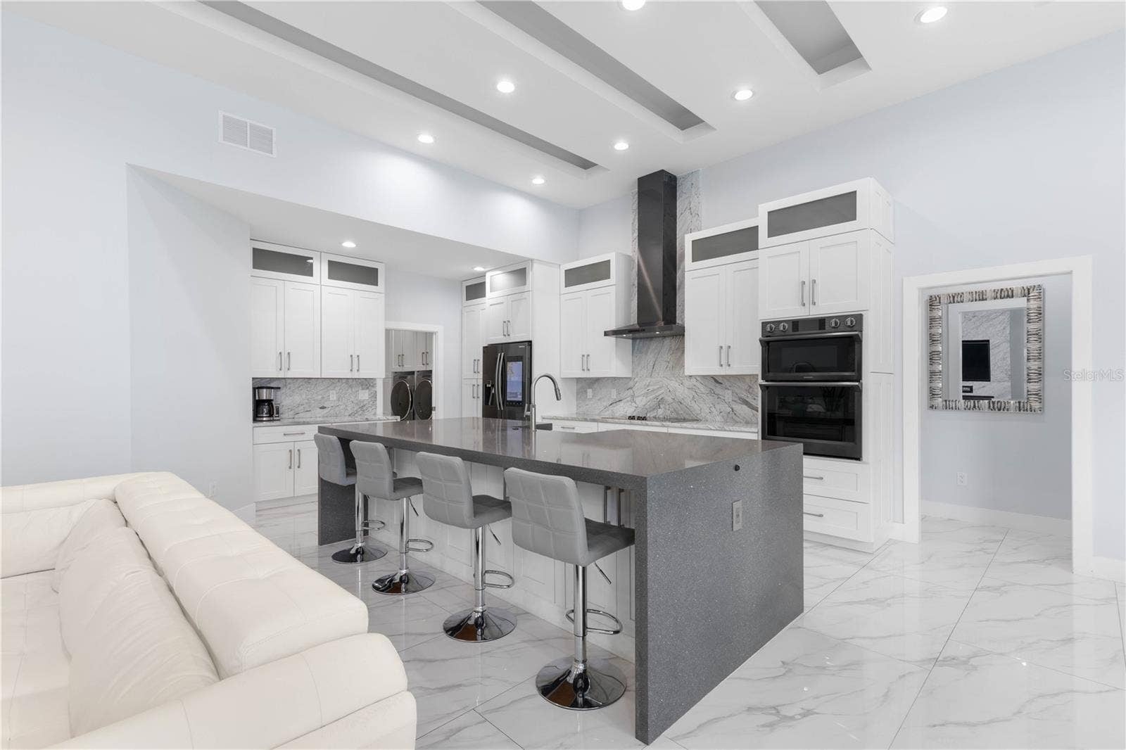 2 ROBIN PLACE, Palm Coast, FL 32164 Huge Quartz waterfall kitchen island