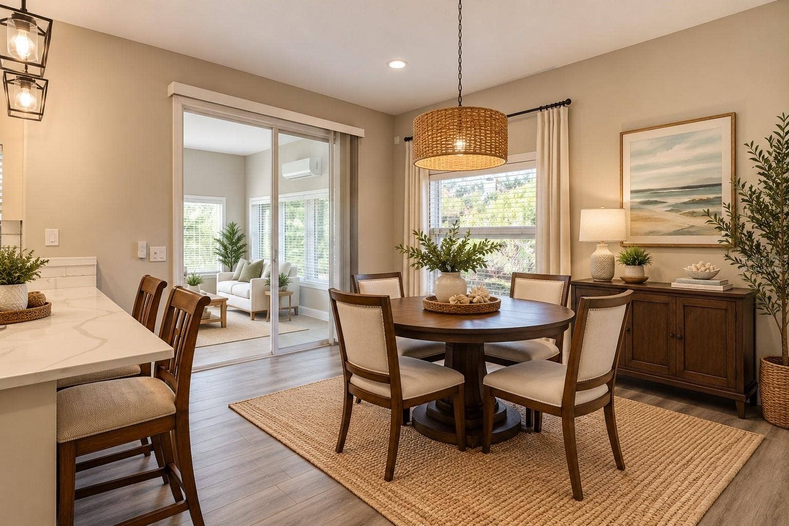 37 WOODLYN LANE, Palm Coast, FL 32164 Virtually Staged Eat In Kitchen