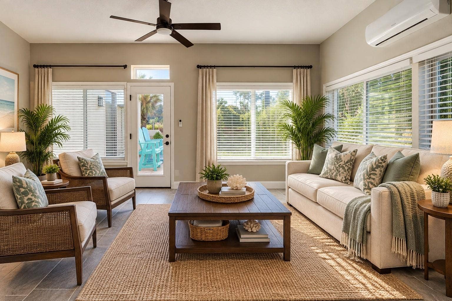 37 WOODLYN LANE, Palm Coast, FL 32164 Virtually Staged Florida Room