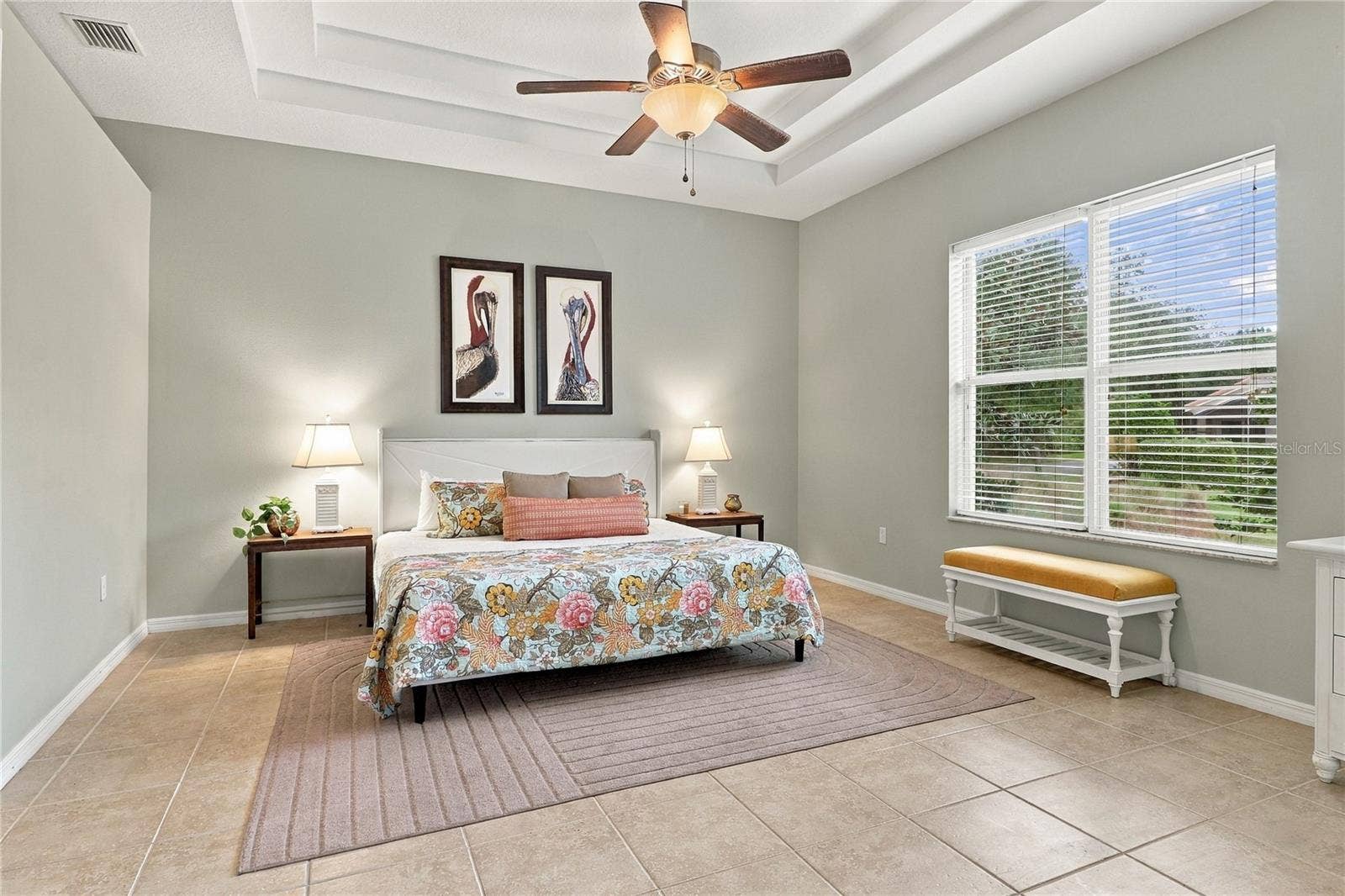 Large primary bedroom