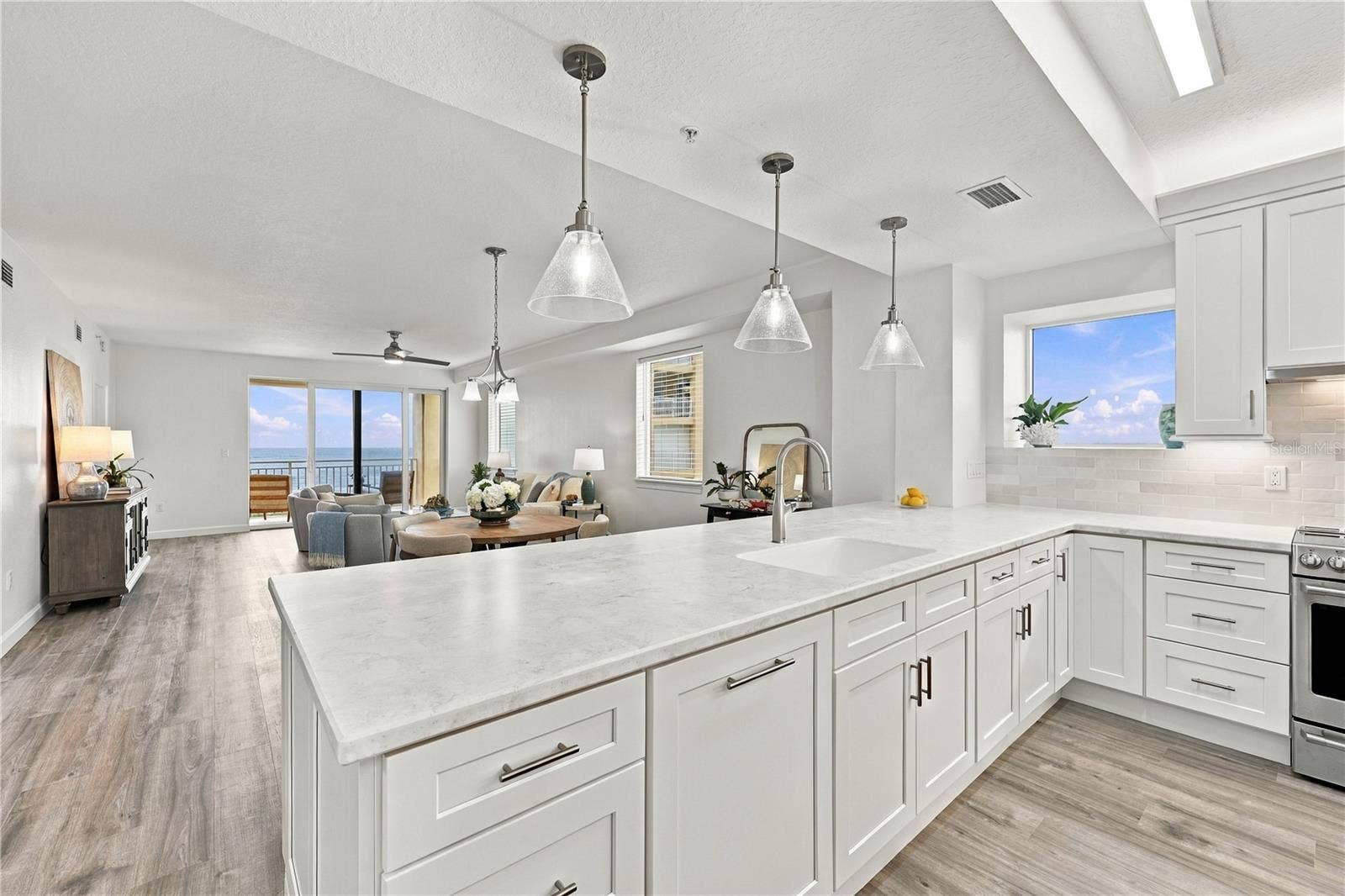 Open-Concept Kitchen & Living