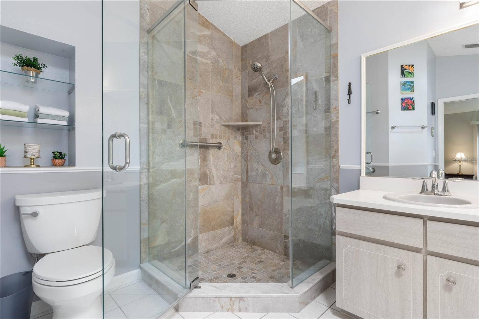 Updated Walk in Shower