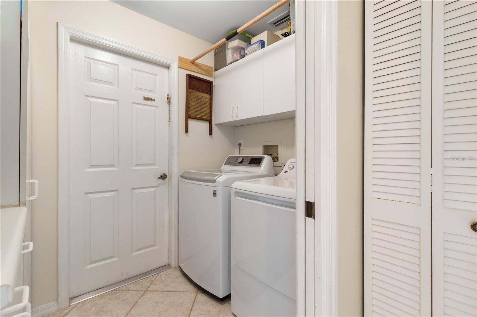 Interior Laundry Room w/Storage