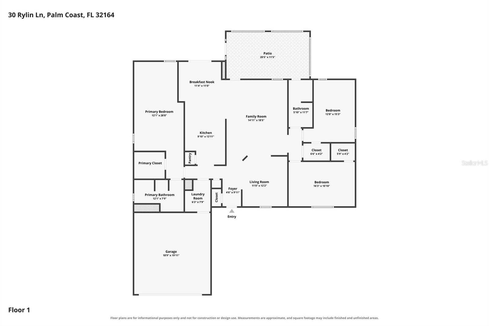30 RYLIN LANE, Palm Coast, FL 32164 30 RYLIN LANE, Palm Coast, FL 32164