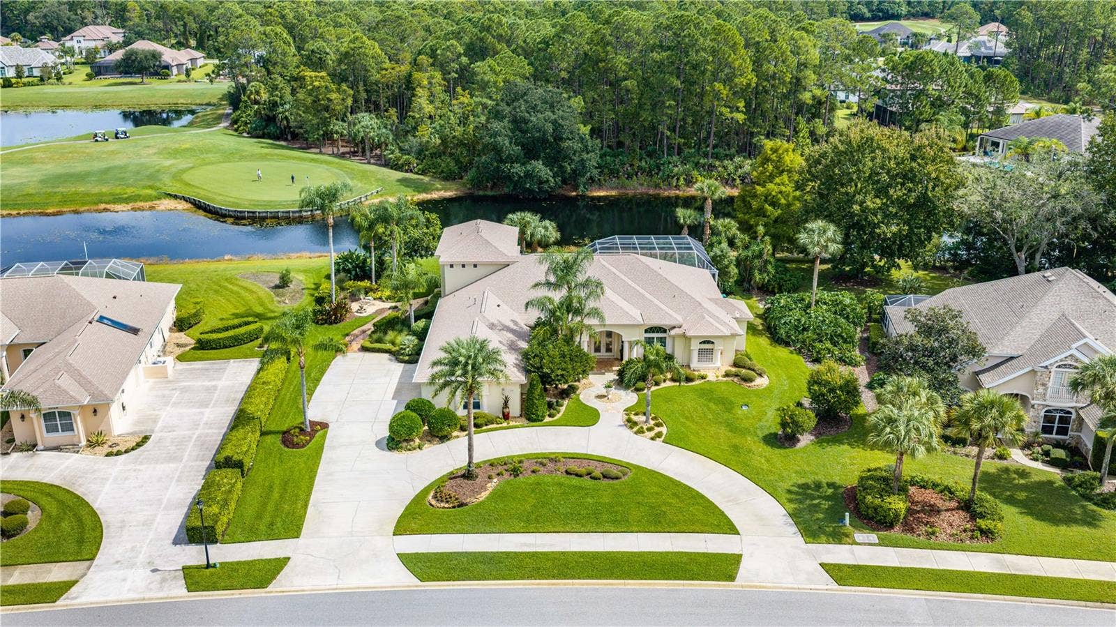 1025 W HAMPSTEAD LANE LANE, Ormond Beach, FL 32174 Front Aerial View