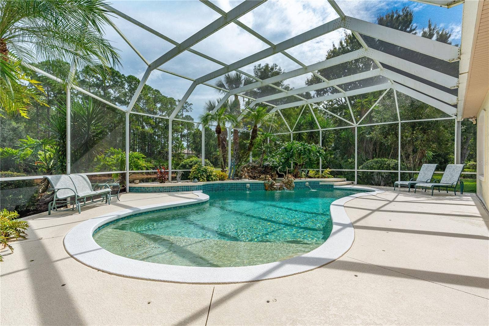 1025 W HAMPSTEAD LANE LANE, Ormond Beach, FL 32174 Pool Lanai Additional View