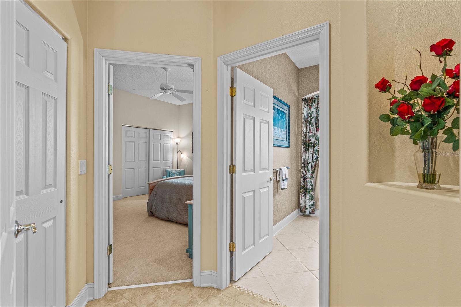 1025 W HAMPSTEAD LANE LANE, Ormond Beach, FL 32174 Hall View of Bedroom 3 & Bathroom 3