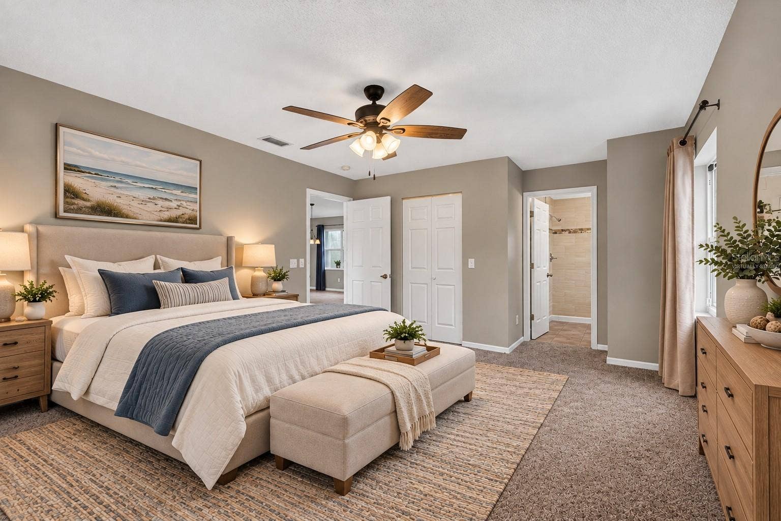 Primary BedroomVirtually Staged
