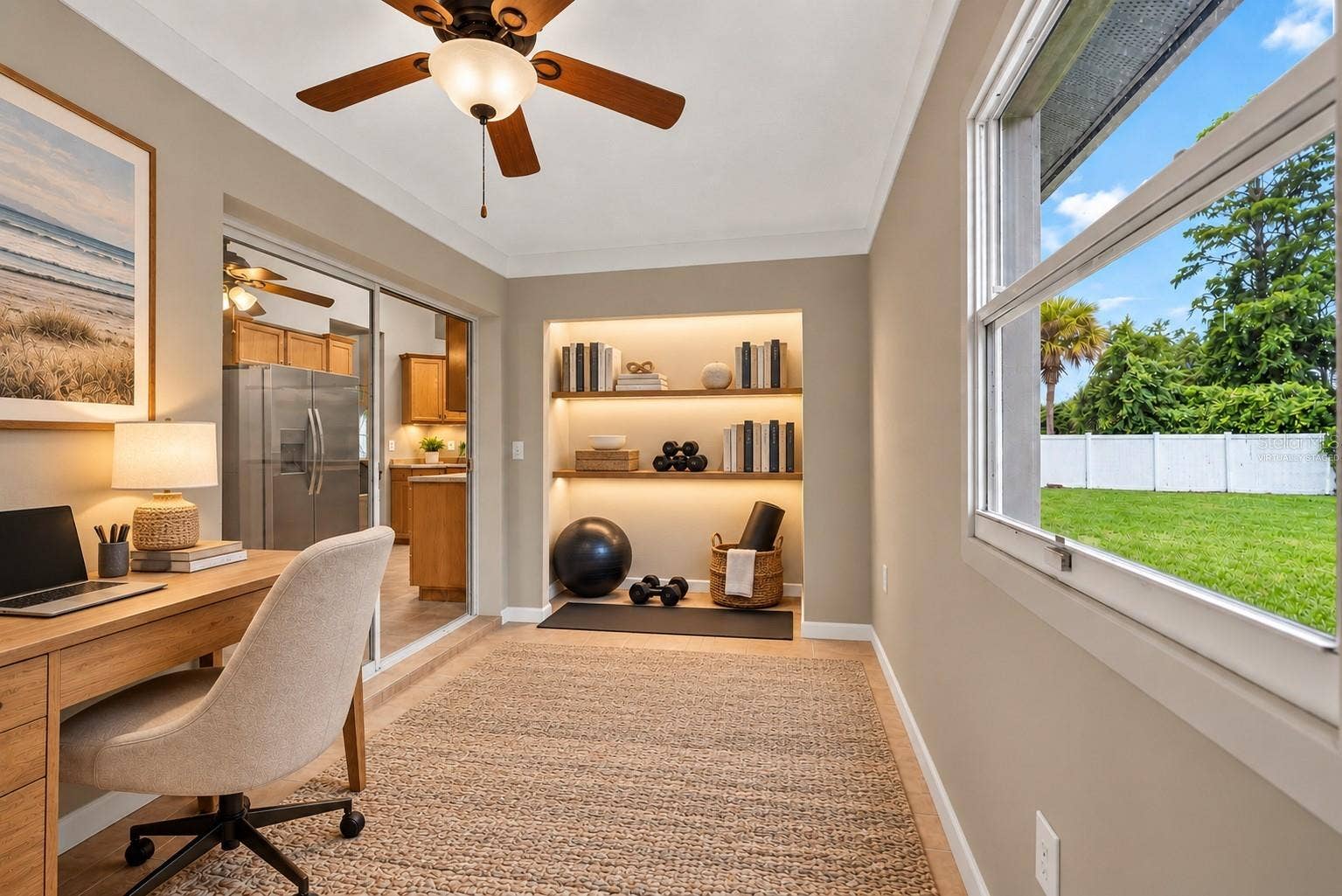 Flex Room/ Office/ Gym Virtually Staged