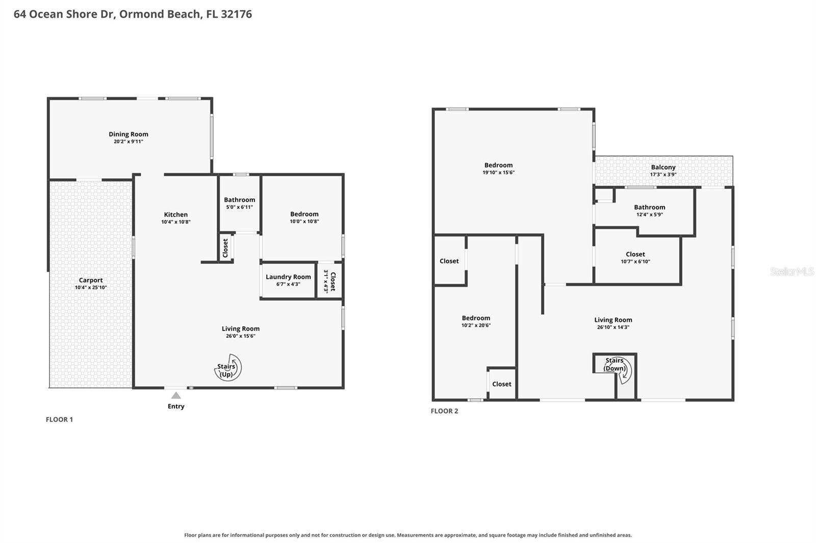 64 OCEAN SHORE DRIVE, Ormond Beach, FL 32176 64 OCEAN SHORE DRIVE, Ormond Beach, FL 32176