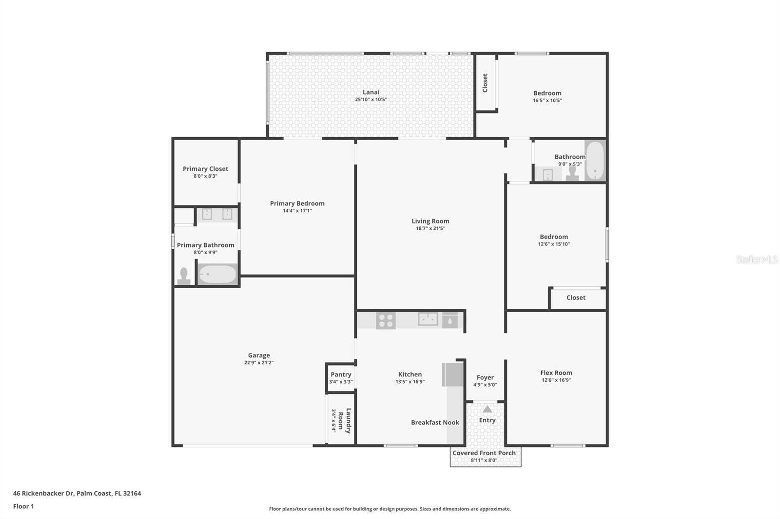 46 RICKENBACKER DRIVE, Palm Coast, FL 32164 46 RICKENBACKER DRIVE, Palm Coast, FL 32164