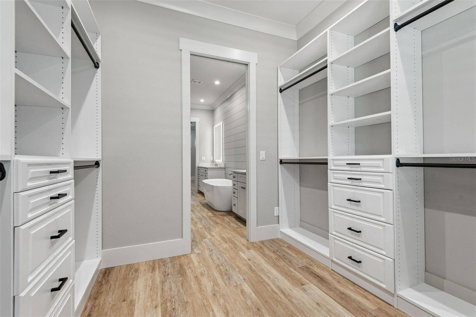 Primary double closet