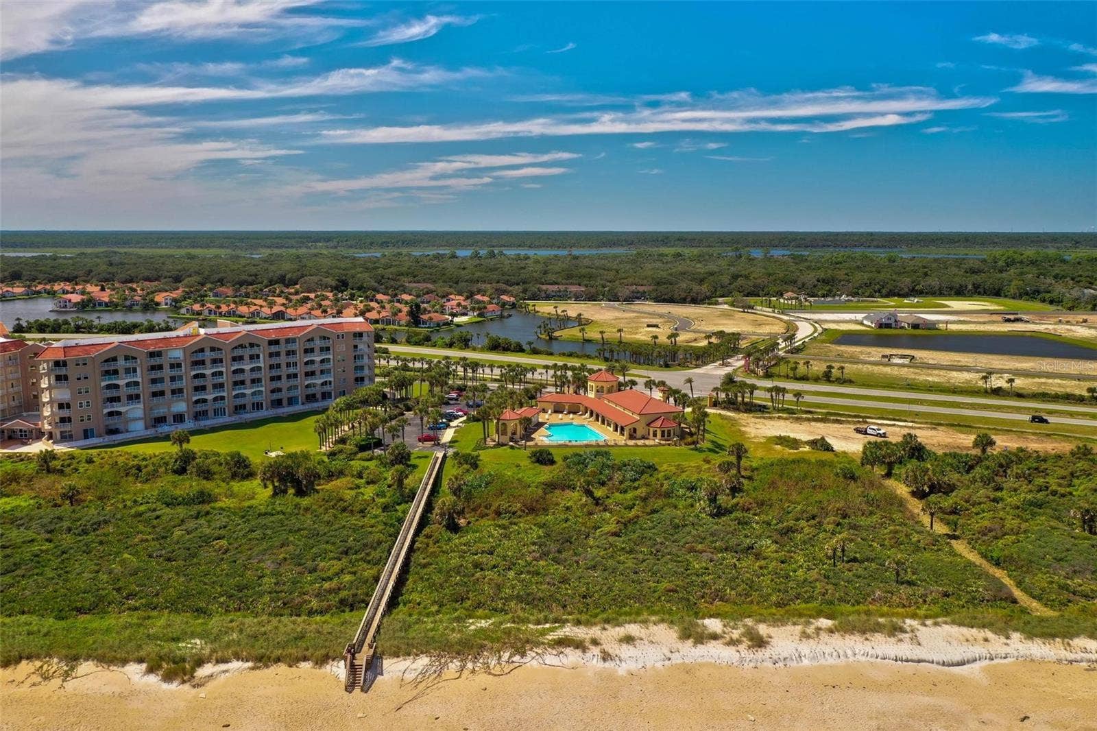 2 SAN PABLO COURT, Palm Coast, FL 32137 Arial View our of Beautiful Community from the Atlantic Ocean
