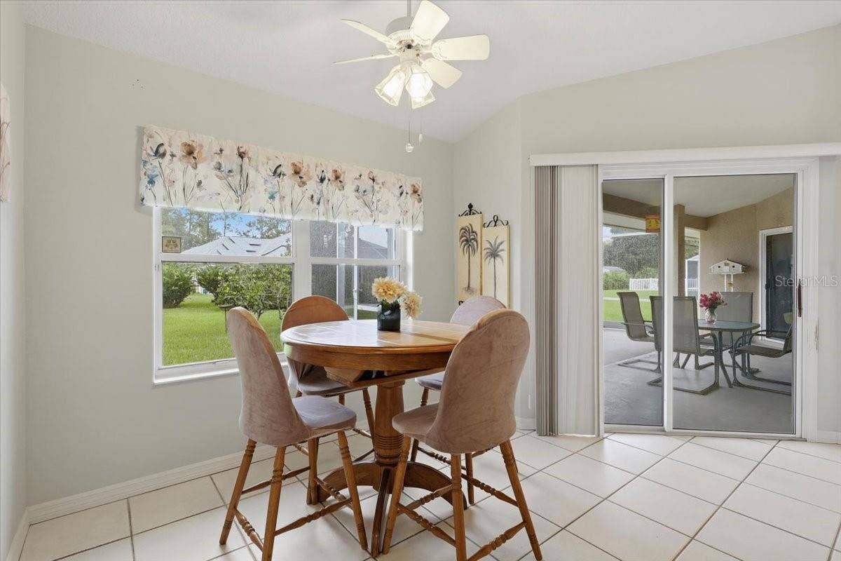 Eat in Kitchen with Patio Access