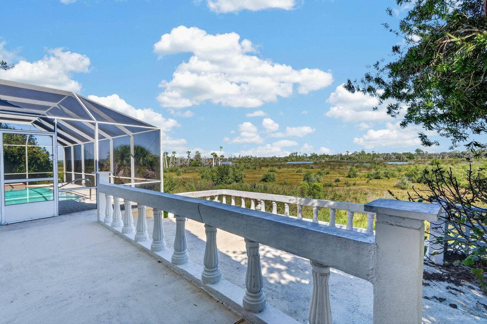 74 COVINGTON LANE, Palm Coast, FL 32137 Outdoor Terrace With Preserve Views