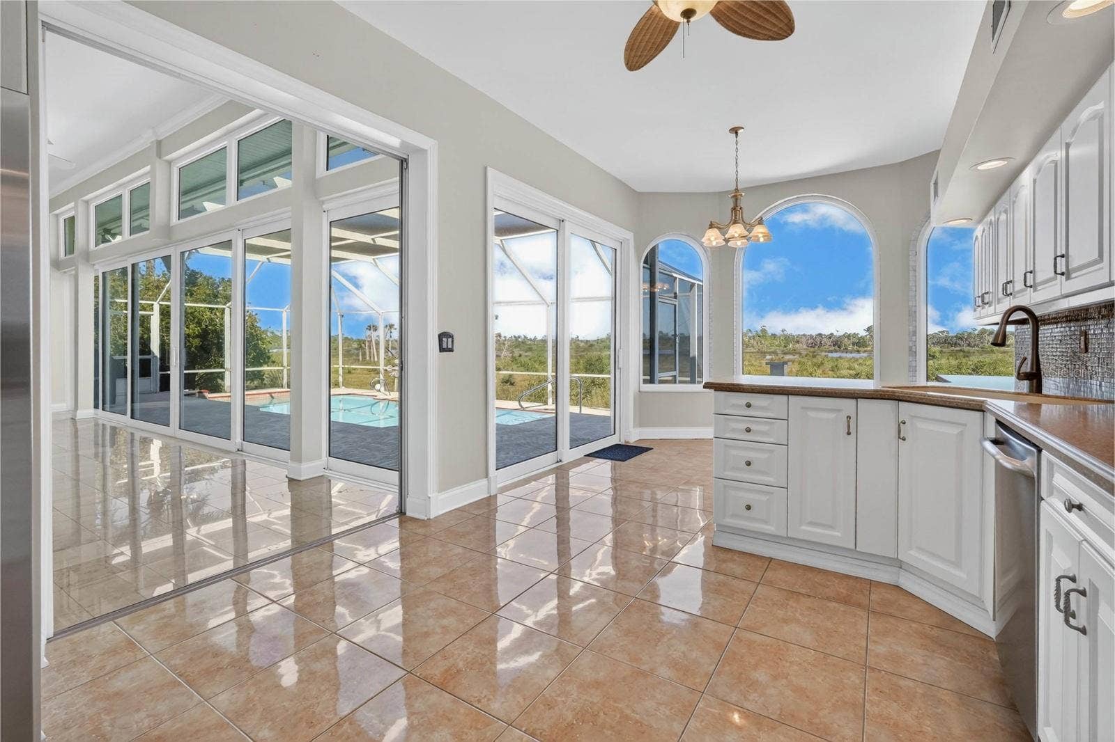 74 COVINGTON LANE, Palm Coast, FL 32137 Kitchen With Scenic Views