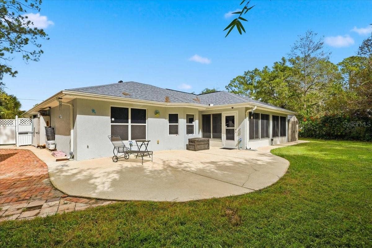 3 RYMM PLACE, Palm Coast, FL 32164 BACK OUTDOOR PATIO