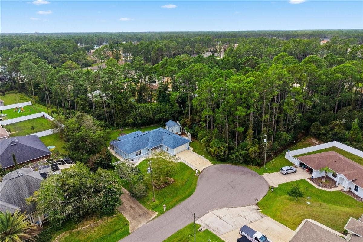 3 RYMM PLACE, Palm Coast, FL 32164 AERIAL VIEW