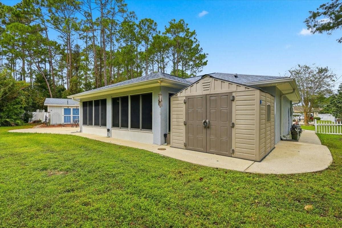 3 RYMM PLACE, Palm Coast, FL 32164 BACK SHED