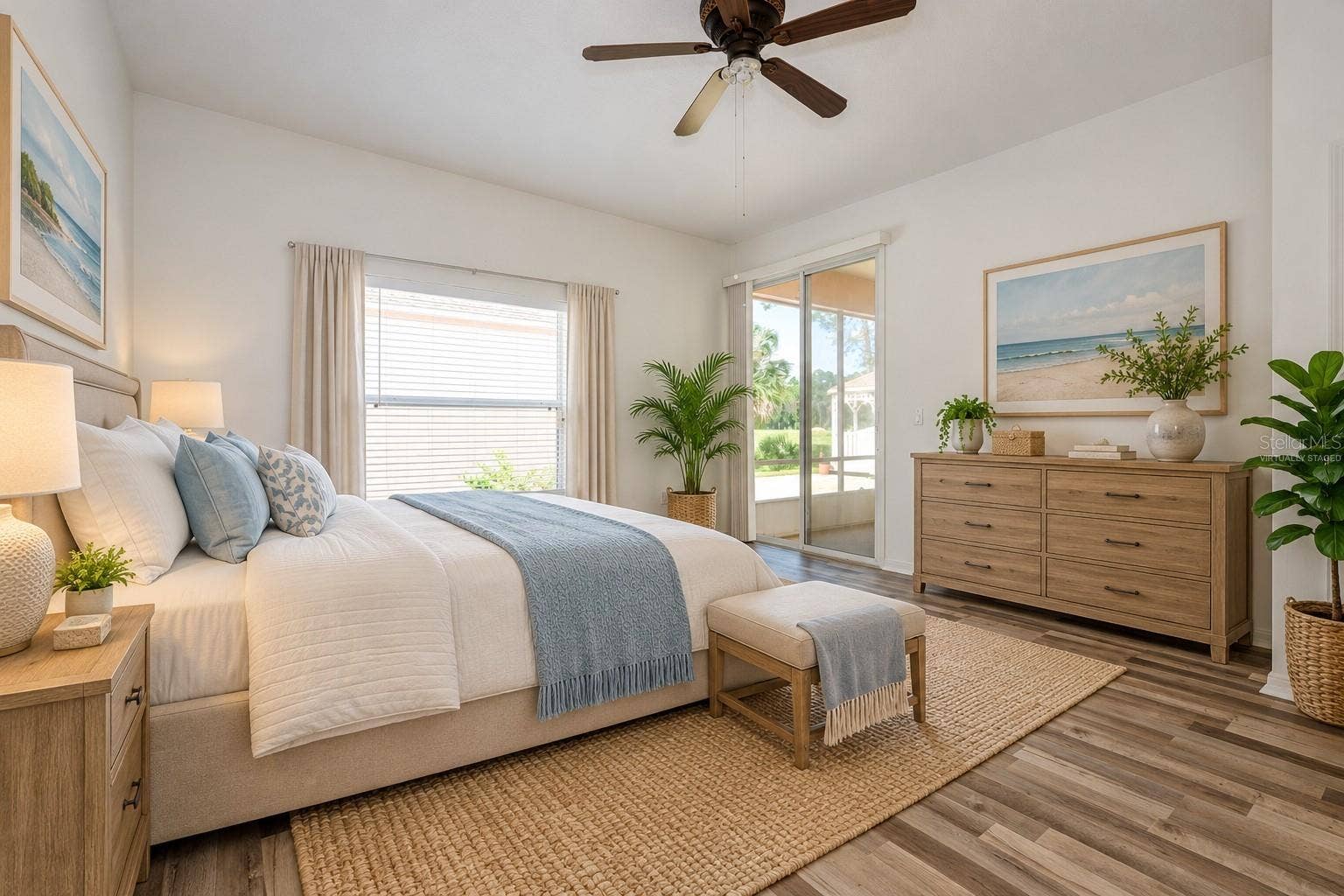 46 LLAMA TRAIL, Palm Coast, FL 32164 Virtually Staged Primary Bedroom