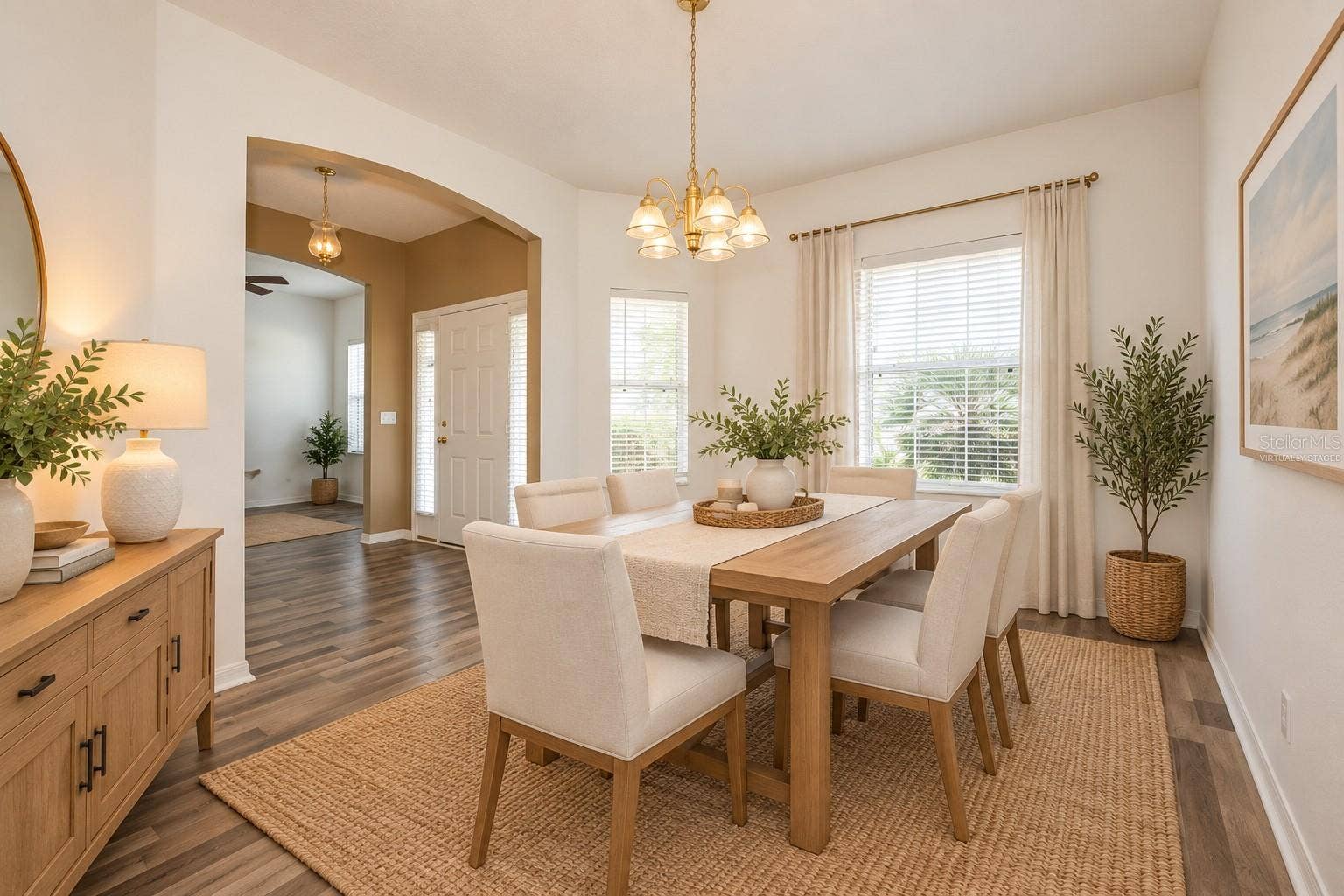 46 LLAMA TRAIL, Palm Coast, FL 32164 Virtually Staged Dining Room