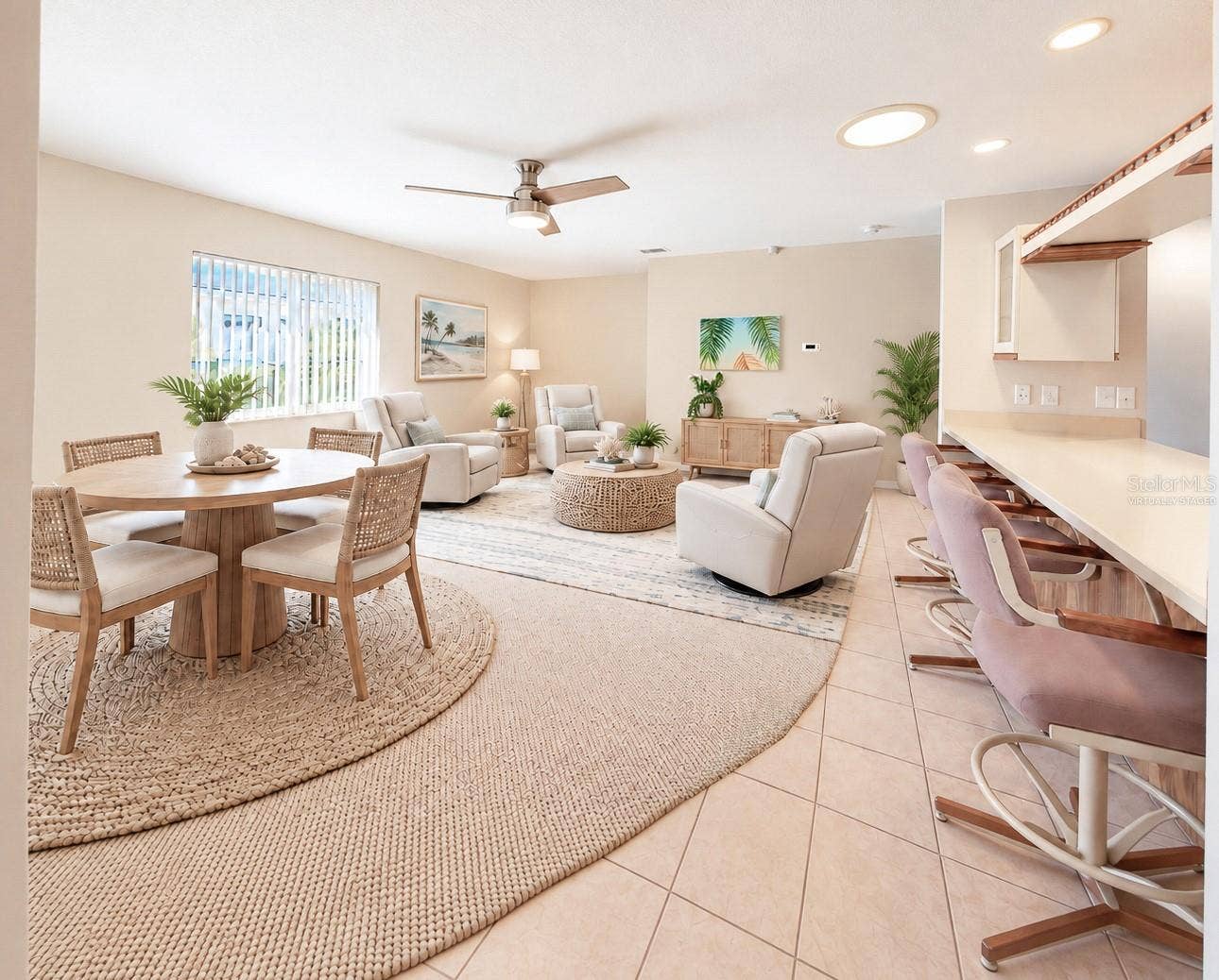 43 CHRISTOPHER COURT, Palm Coast, FL 32137 Family Room Staged