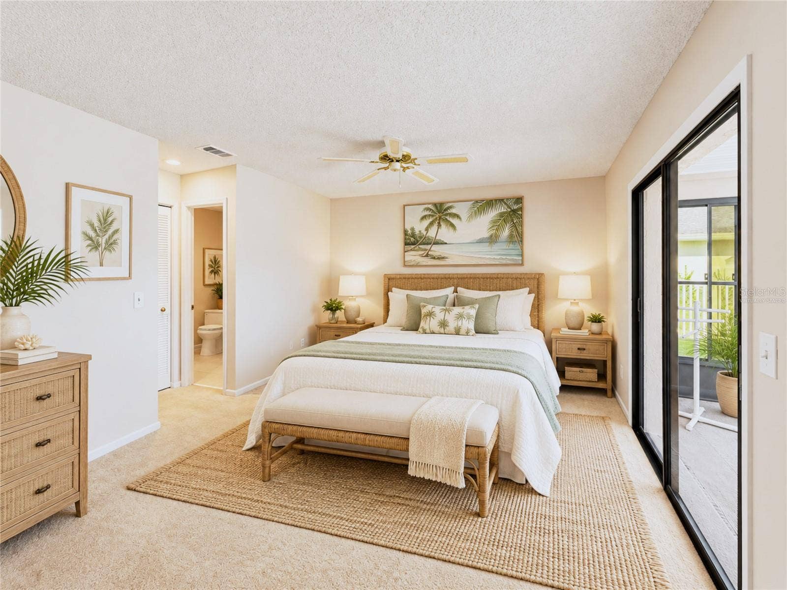 43 CHRISTOPHER COURT, Palm Coast, FL 32137 Primary Bedroom Virtually Staged