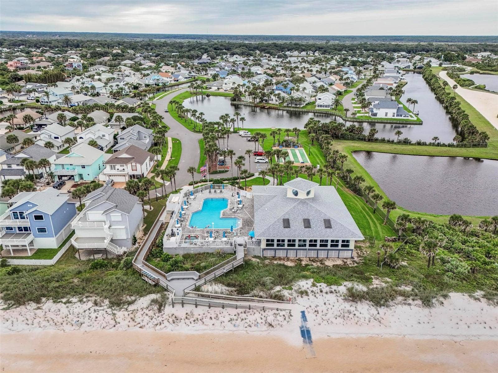 50 MEDFORD DRIVE, Palm Coast, FL 32137 Aerial view from beach