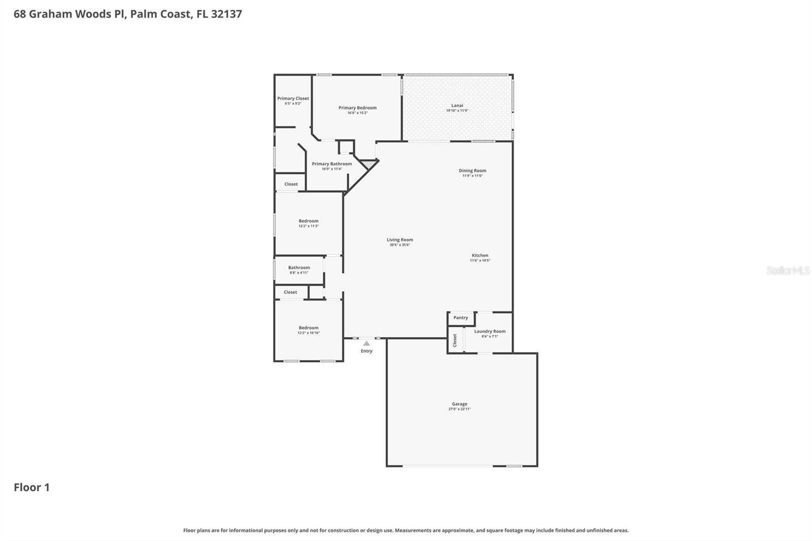 68 GRAHAM WOODS PLACE, Palm Coast, FL 32137 68 GRAHAM WOODS PLACE, Palm Coast, FL 32137