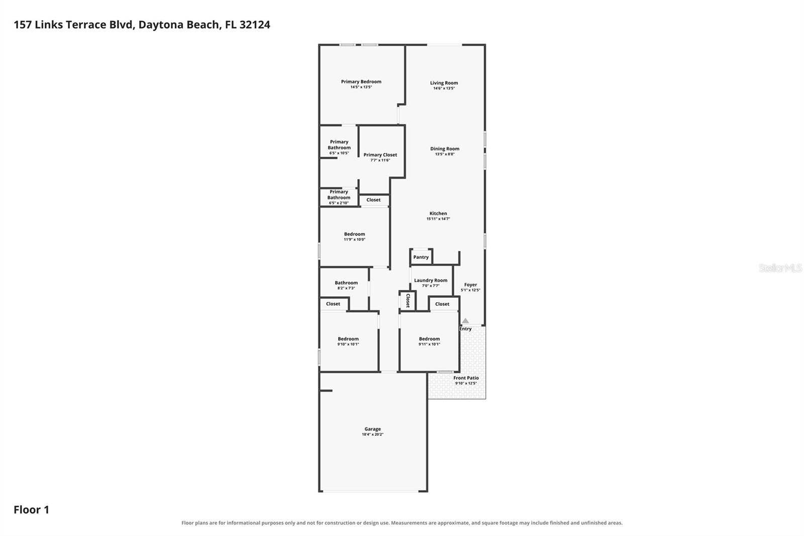 157 LINKS TERRACE BOULEVARD, Daytona Beach, FL 32124 157 LINKS TERRACE BOULEVARD, Daytona Beach, FL 32124
