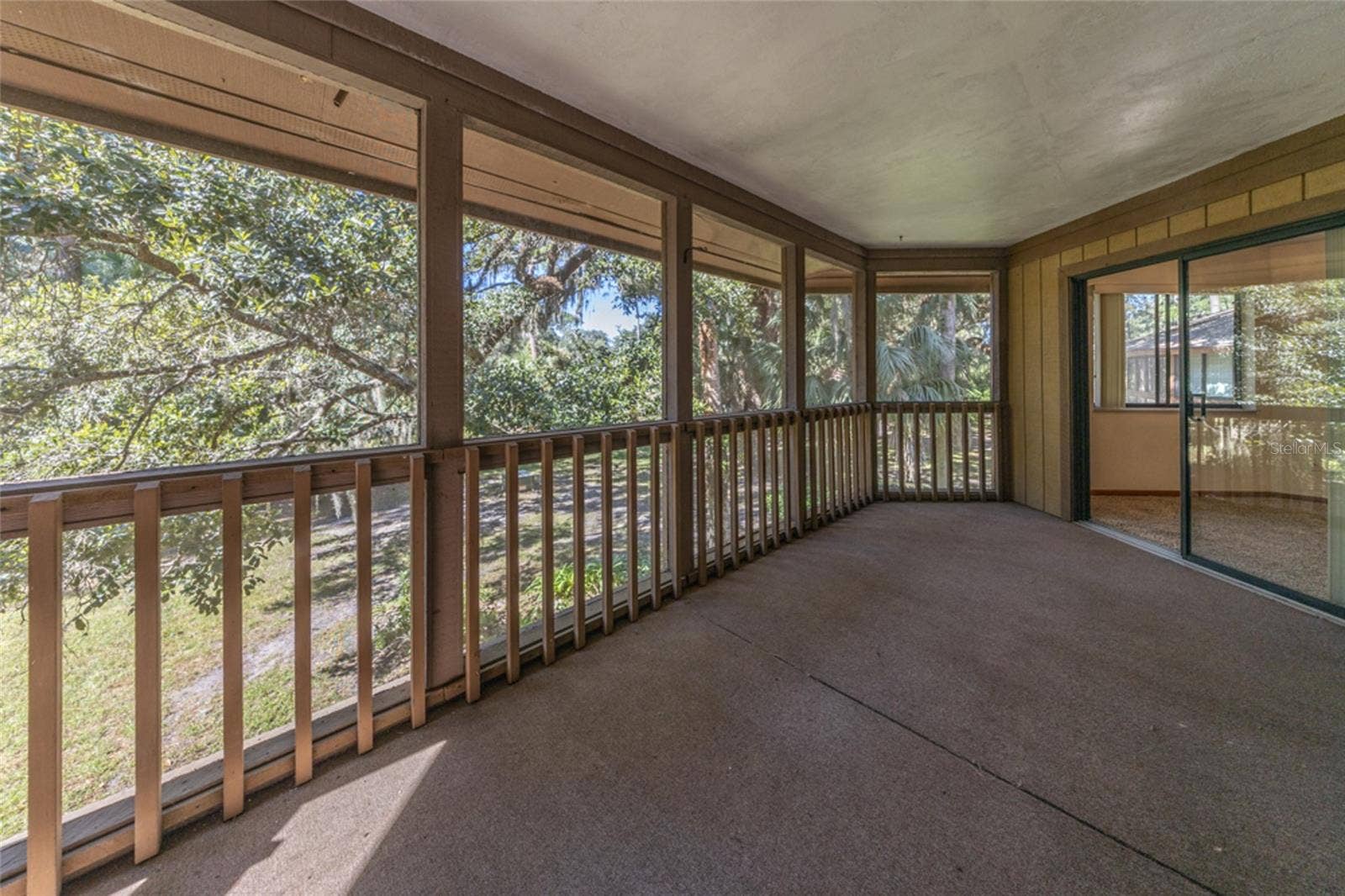 Second Floor Patio Has Peaceful Private Views