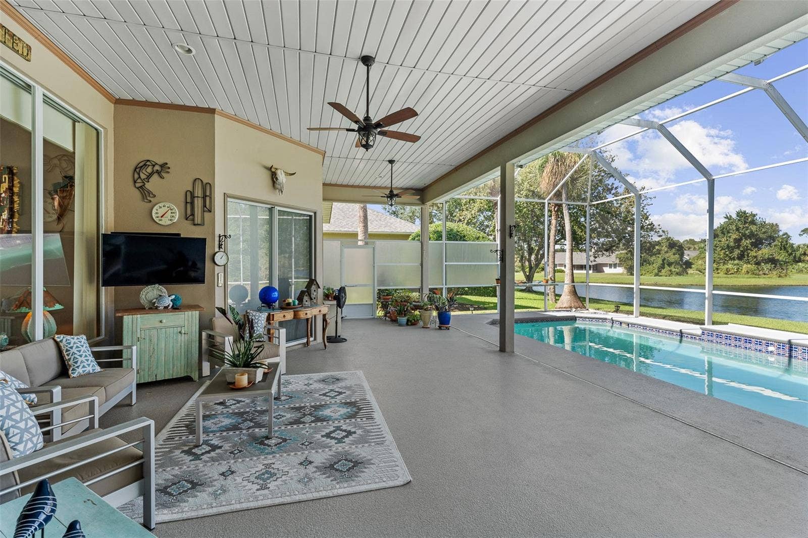 993 MORI COURT, Port Orange, FL 32127 Lanai/Pool