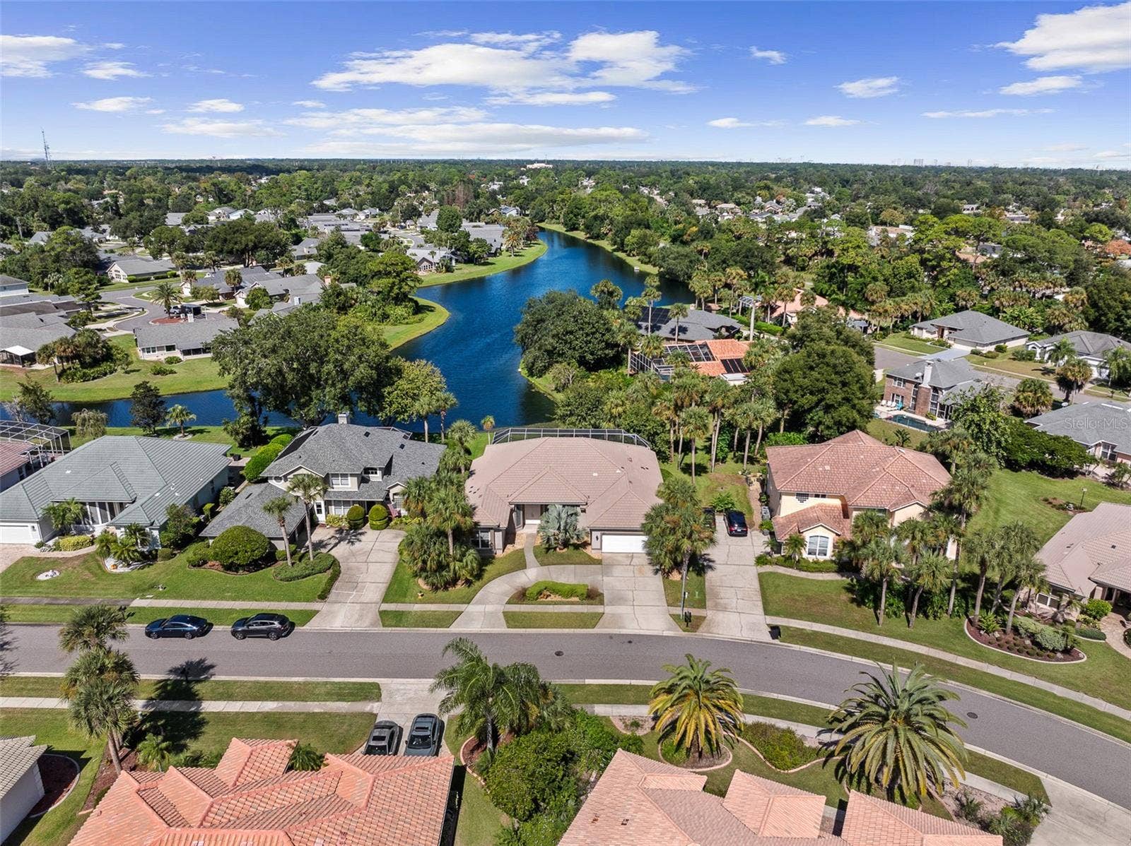 993 MORI COURT, Port Orange, FL 32127 Front Drone View