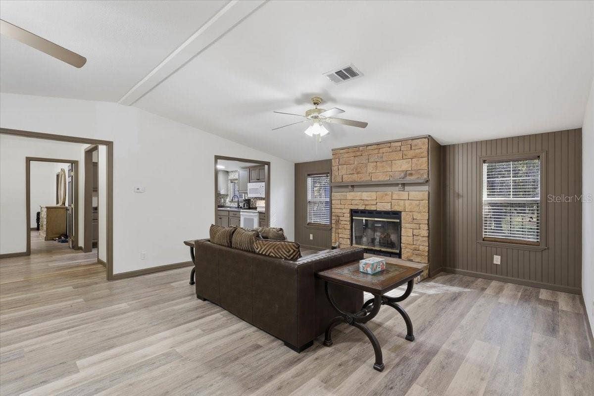 9860 NIKOLICH AVENUE, Hastings, FL 32145 Beautiful fireplace