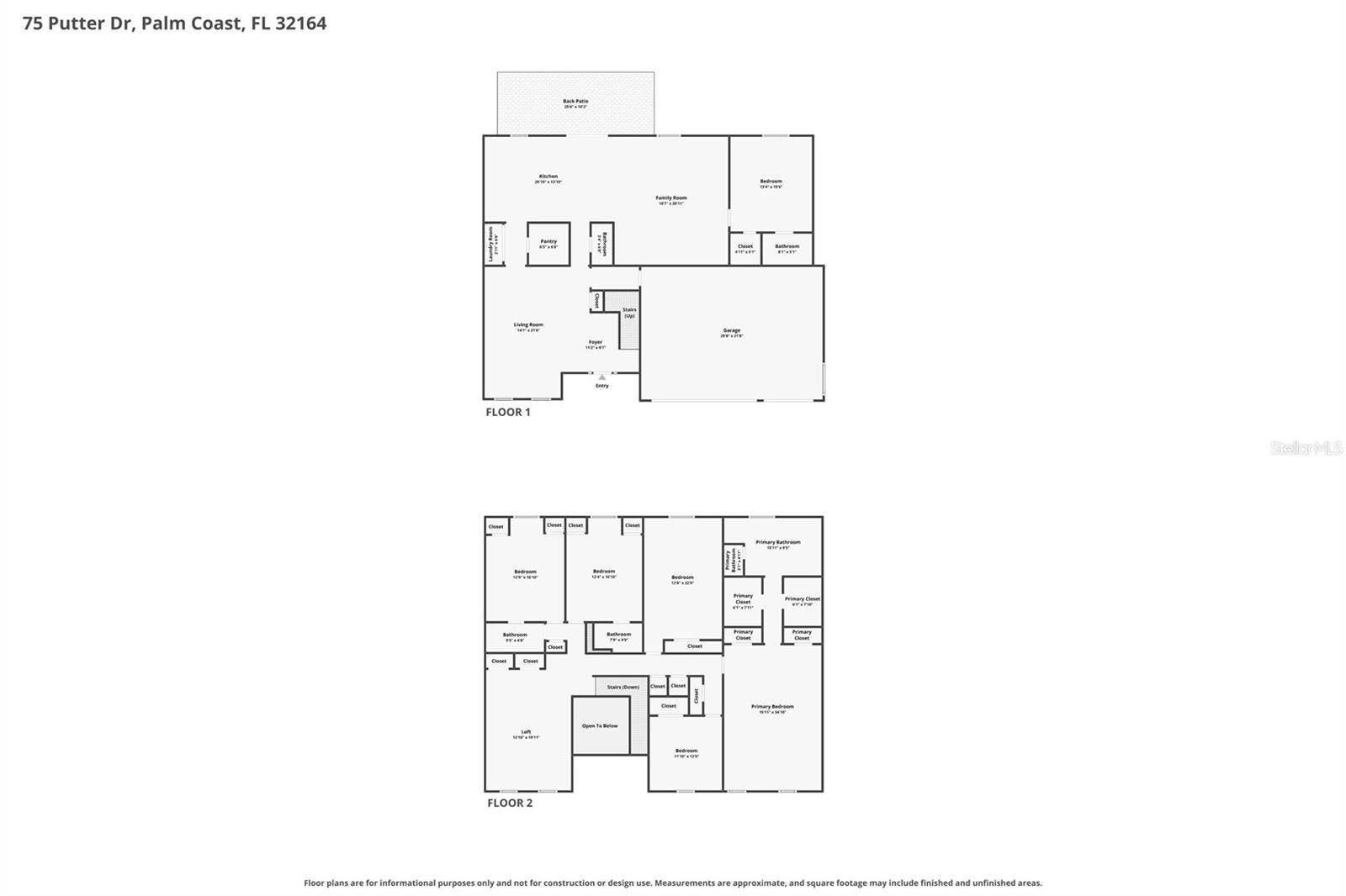 75 PUTTER DRIVE, Palm Coast, FL 32164 75 PUTTER DRIVE, Palm Coast, FL 32164