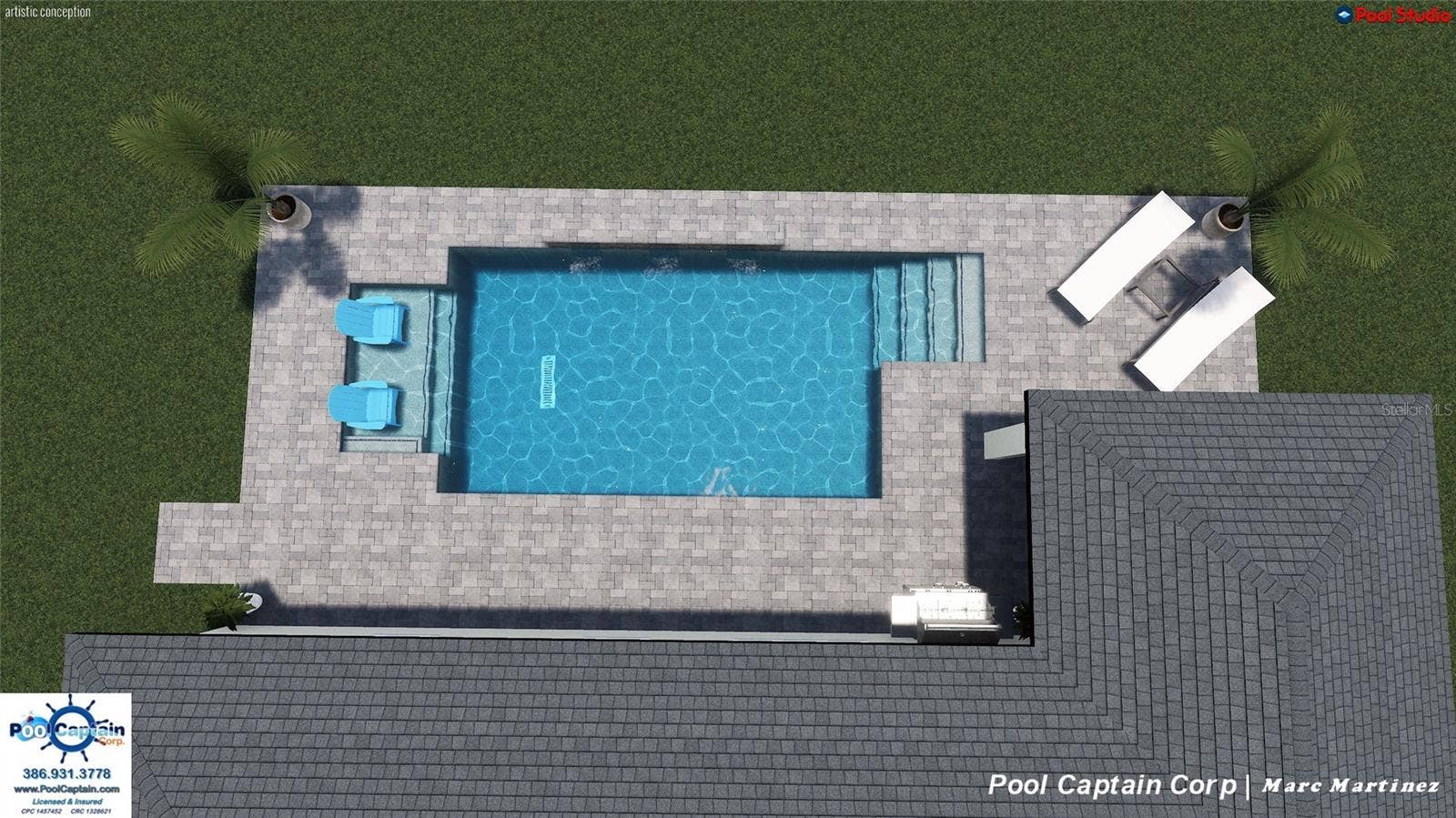 163 BRIDGEHAVEN DRIVE, Palm Coast, FL 32137 Screen Heated Pool