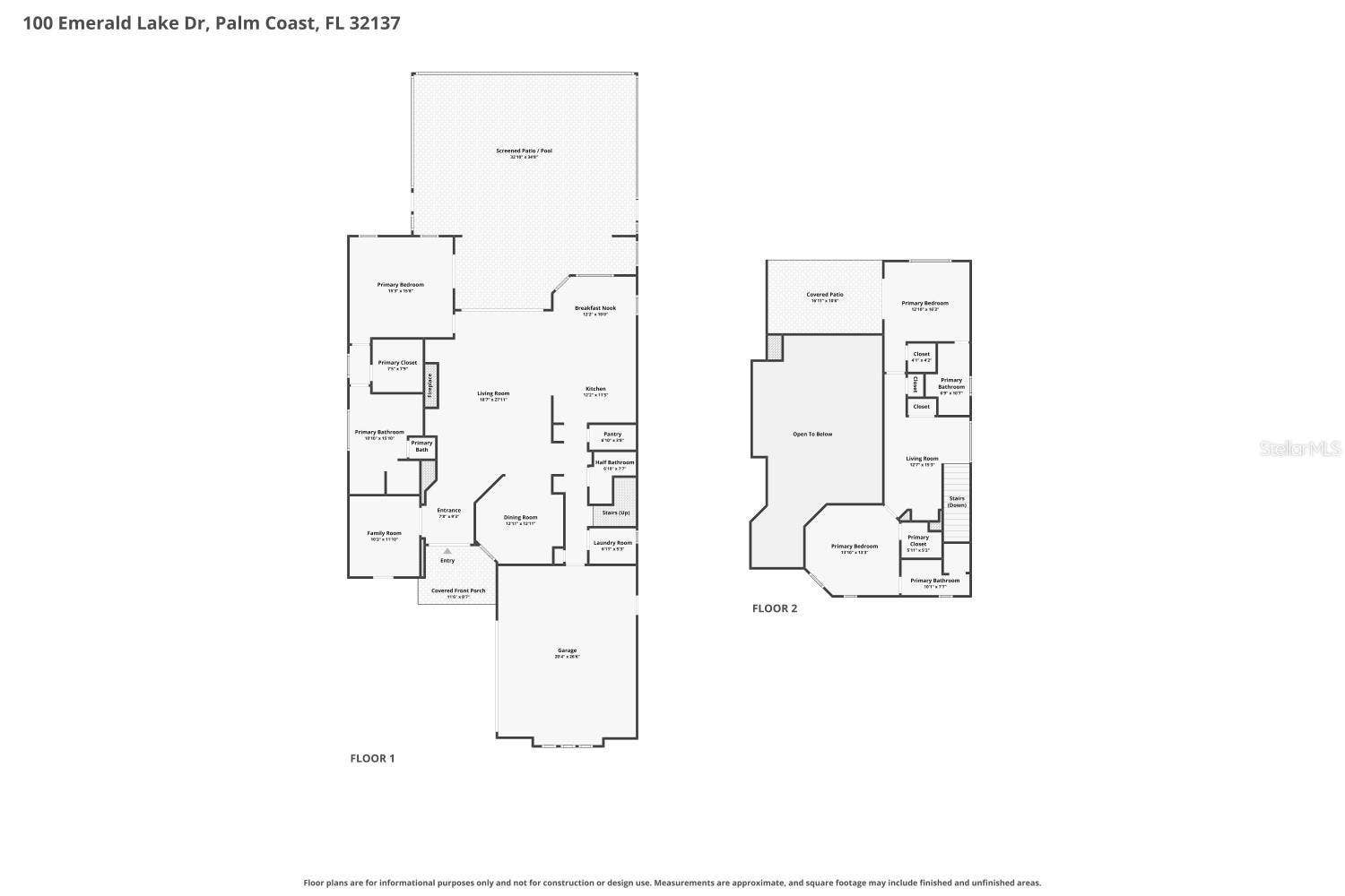 100 EMERALD LAKE DRIVE, Palm Coast, FL 32137 100 EMERALD LAKE DRIVE, Palm Coast, FL 32137