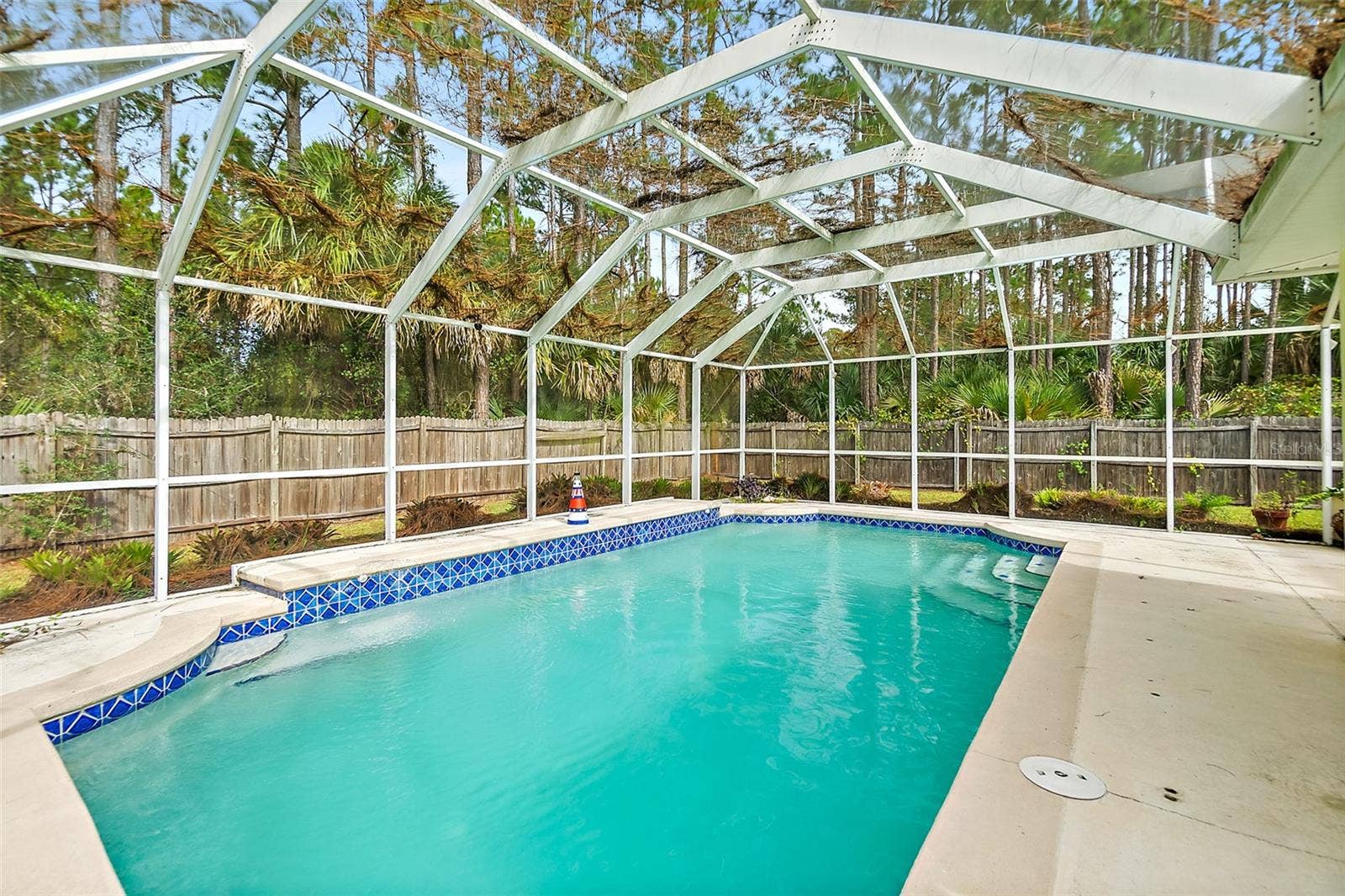 16 SLUMBER MEADOW TRAIL, Palm Coast, FL 32164 Lanai and Pool